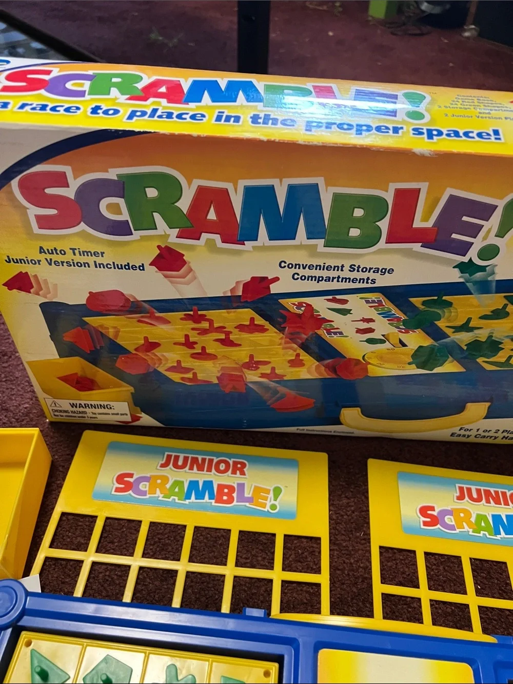 ScrambleKids Matching Game - Yellow, Blue, Green, Pink